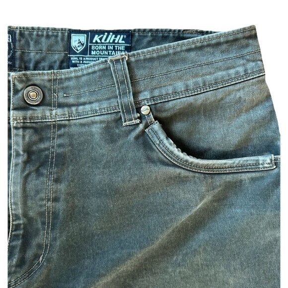 Kuhl Rydr Pants Mens 38x30 Black Stretch Cotton Rugged Outdoor Hiking Workwear - Picture 6 of 15